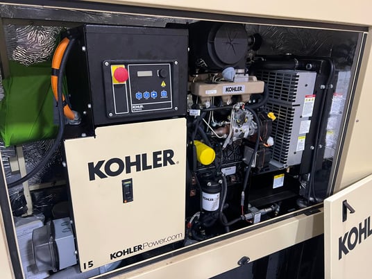 18 KW Kohler #15REOZK, Diesel Generator Set, Sound Attenuated, 120/240 Volts, 1PH, 6.5 hours, 2021 - Image 6