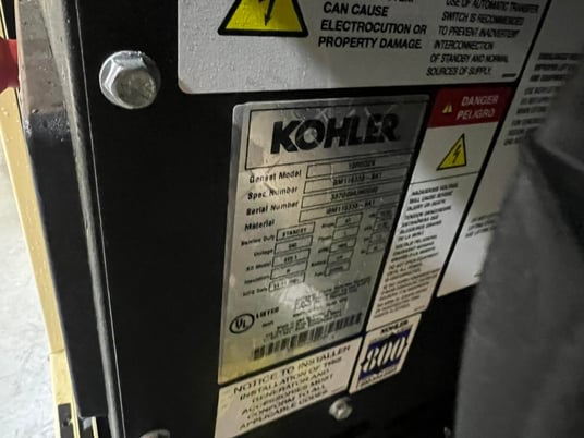 18 KW Kohler #15REOZK, Diesel Generator Set, Sound Attenuated, 120/240 Volts, 1PH, 6.5 hours, 2021 - Image 8