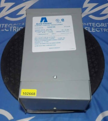 1 KVA 240/480 Primary,, Acme, 1 Phase Dry Type Transformer T253010S - Image 2