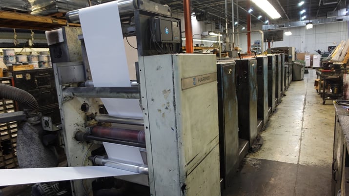 Stevens 6-Unit, Web Offset Press, 26" Web Width, Variable Cutoff - Image 3