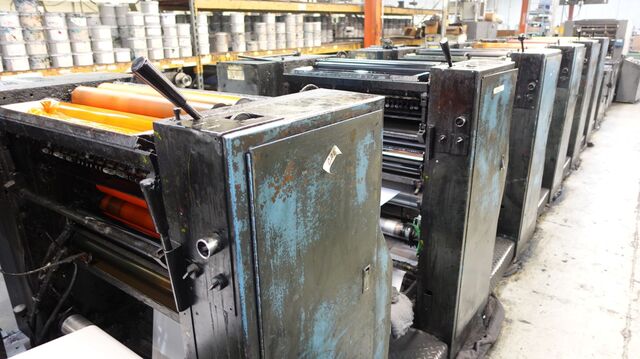 Stevens 6-Unit, Web Offset Press, 26" Web Width, Variable Cutoff - Image 4