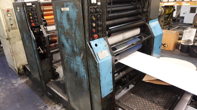Stevens 6-Unit, Web Offset Press, 26" Web Width, Variable Cutoff - Image 6