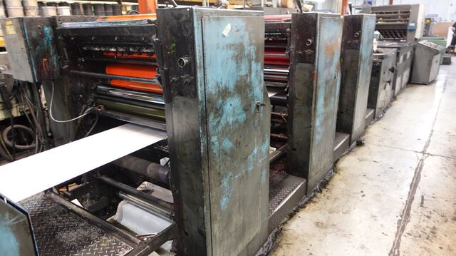 Stevens 6-Unit, Web Offset Press, 26" Web Width, Variable Cutoff - Image 7