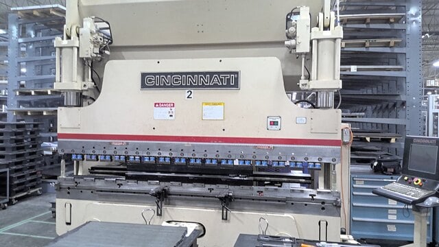 175 Ton, Cincinnati #1750AF10-Plus-Autoform, CNC Hydraulic Press Brake, 144" bed & ram, 126.5" between - Image 1