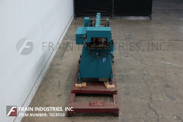 Mateer Burt #408, automatic roll through glu, 50-600 containers per minute, hydraulic lift label magazine - Image 4