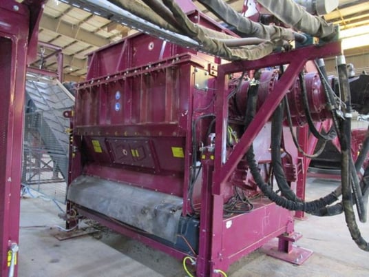 Husmann #HLll-1622, 63" x 89" dual shaft primary shredder, 2021 - Image 3