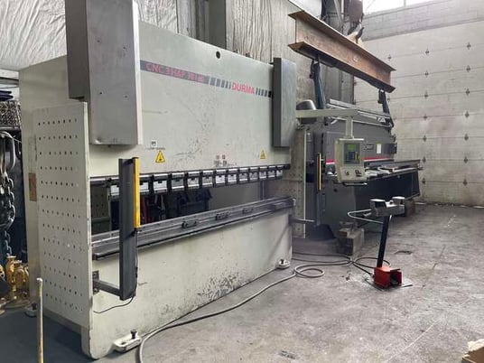 176 Ton, Durma #HAP-30160, CNC hydraulic press brake, 10' overall, 100" between housing, 7.87"stroke,Cybelex - Image 1