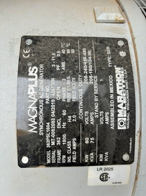 60 KW Caterpillar, portable diesel generator set, Perkins engine, 2013 - Image 5