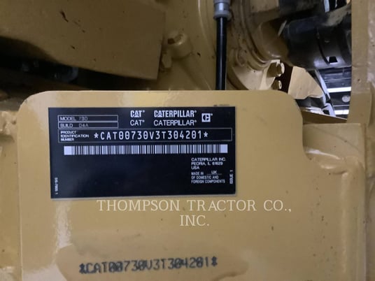 Caterpillar 730, Articulated Truck, 1055 hours, S/N: 3T304201, 2025 - Image 8