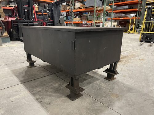 6' x 4' Welding Table, 38-1/2" High - Image 2