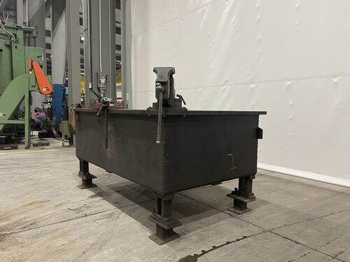 6' x 4' Welding Table, 38-1/2" High - Image 5