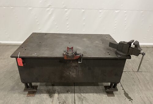 6' x 4' Welding Table, 38-1/2" High - Image 6
