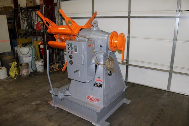 6000 lb. Littell #60-24, motorized uncoiler, 30" mandrel, 72" outside dimensions, 16"-20" ID, manual - Image 3