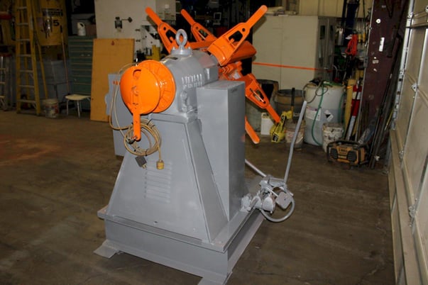 6000 lb. Littell #60-24, motorized uncoiler, 30" mandrel, 72" outside dimensions, 16"-20" ID, manual - Image 5