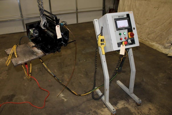 8.7" x .078" PA Industries #SRF-220M, servo feeder, pilot release, jogging pendant, 2021 - Image 3