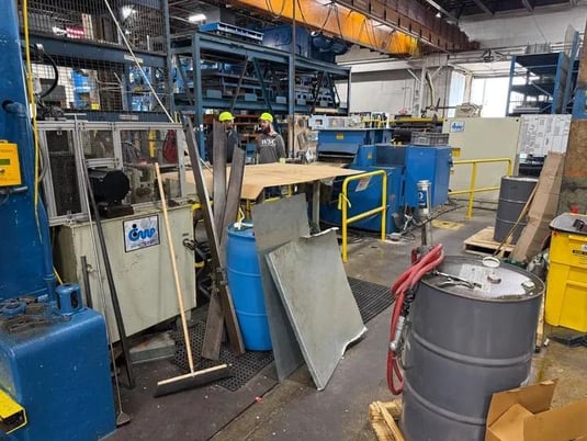 15000 lb. CWP #5R-36, servo feedline, 36" x.125"W, 72" OD, 19.5"-24.5"ID, holddown arm, (17) 24" x .093" - Image 7