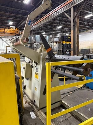 15000 lb. CWP #5R-36, servo feedline, 36" x.125"W, 72" OD, 19.5"-24.5"ID, holddown arm, (17) 24" x .093" - Image 8