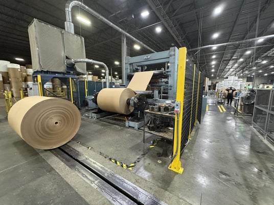 A &F, 2-Drum Slitter Rewinder, 95" wide, 101" parent roll width, 72" unwind & rewind diameter, 6000 FPM, 150 - Image 2