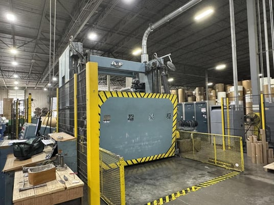 A &F, 2-Drum Slitter Rewinder, 95" wide, 101" parent roll width, 72" unwind & rewind diameter, 6000 FPM, 150 - Image 4