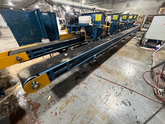 Baker #CX, Resaw w/Return, 5-head, 30 HP, unscrambler, transfer conveyor, 2024 - Image 4