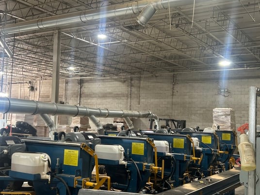 Baker #CX, Resaw w/Return, 5-head, 30 HP, unscrambler, transfer conveyor, 2024 - Image 7