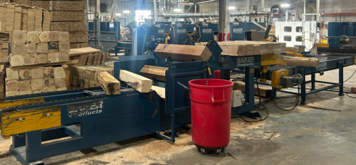 Baker #CX, Resaw w/Return, 5-head, 30 HP, unscrambler, transfer conveyor, 2024 - Image 8