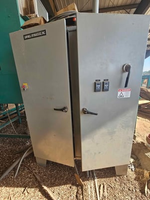 Helle, 5-head Block Sawmill, 200 HP, 52" sawblade, 8'-40' logs, conveyors, turners - Image 3