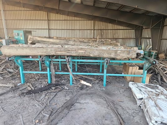 Helle, 5-head Block Sawmill, 200 HP, 52" sawblade, 8'-40' logs, conveyors, turners - Image 10