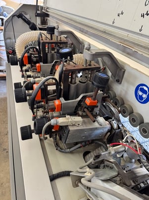 Polymac #LATO-38, Edgebander, Quick heat glue system, 220 V., 3ph, 2006 - Image 6