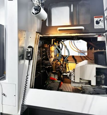 Tsugami #SS20, swiss lathe, 10k RPM, 5 HP, 20mm bar, 24 tool, Lns Bar Feeder, Fanuc 31i-A, coolant, mist - Image 4