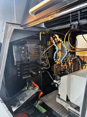 Tsugami #SS20, swiss lathe, 10k RPM, 5 HP, 20mm bar, 24 tool, Lns Bar Feeder, Fanuc 31i-A, coolant, mist - Image 6