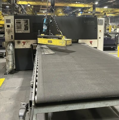 Lissmac #SBM-XL1500, deburrer, 2"-60" working width, 0.02"-4.7" material thickness, 66.5 HP, 13 FPM, 2019 - Image 2