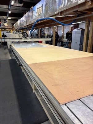 AXYZ #Series-6020, CNC router, 5-Axis, 85" x 20' table, 24000 RPM, 2006, controls retrofitted 2014 - Image 1