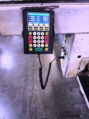 AXYZ #Series-6020, CNC router, 5-Axis, 85" x 20' table, 24000 RPM, 2006, controls retrofitted 2014 - Image 4