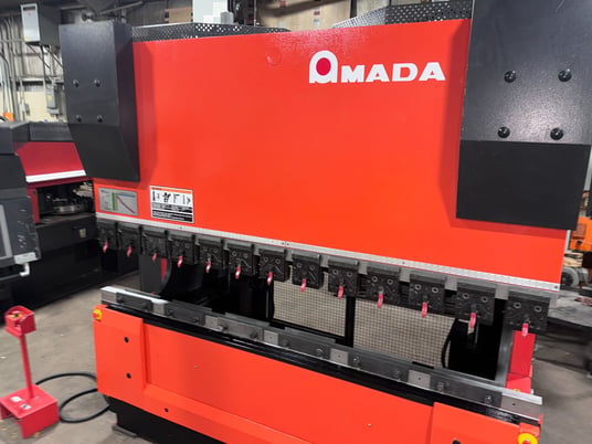 80 Ton, Amada #HDS-8025NT, CNC press brake, 8.2'OA, 83" between housing, 7.8" stroke, 16.5" throat, 18.5" - Image 6
