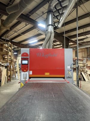 52" Whitfield #43-1C-53, 4-head top wide belt sander, 2026 - Image 8