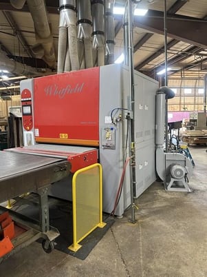 52" Whitfield #43-1C-53, 4-head top wide belt sander, 2026 - Image 9