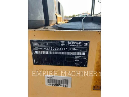 Caterpillar CW34, Pneumatic Tired Compactor, 5779 hours, S/N: CT300104, 2013 - Image 7