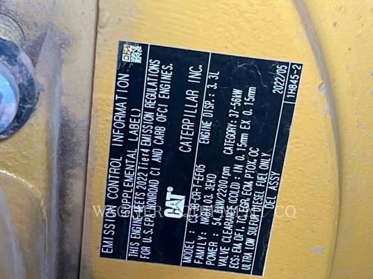 Caterpillar 31007, Crawler Excavator, 148 hours, S/N: GWT02757, 2022 - Image 8