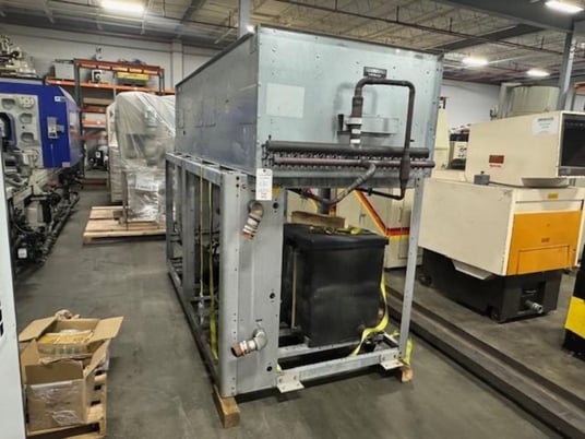 14.5 Ton, TempTek #OACS-15S-M1-1P, central water chiller, dual 3 HP process pump, 2011 - Image 4