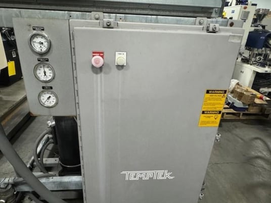 14.5 Ton, TempTek #OACS-15S-M1-1P, central water chiller, dual 3 HP process pump, 2011 - Image 6