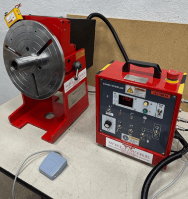 640 lb. WeldWire #PRO3, welding positioner turntable, C1802 Overlap Control, 13.4" table diameter, 2018 - Image 1