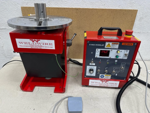 640 lb. WeldWire #PRO3, welding positioner turntable, C1802 Overlap Control, 13.4" table diameter, 2018 - Image 2