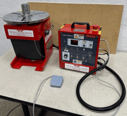 640 lb. WeldWire #PRO3, welding positioner turntable, C1802 Overlap Control, 13.4" table diameter, 2018 - Image 3