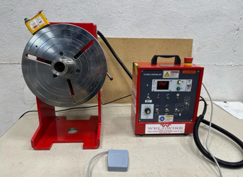 640 lb. WeldWire #PRO3, welding positioner turntable, C1802 Overlap Control, 13.4" table diameter, 2018 - Image 4