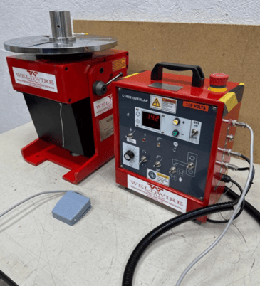 640 lb. WeldWire #PRO3, welding positioner turntable, C1802 Overlap Control, 13.4" table diameter, 2018 - Image 5