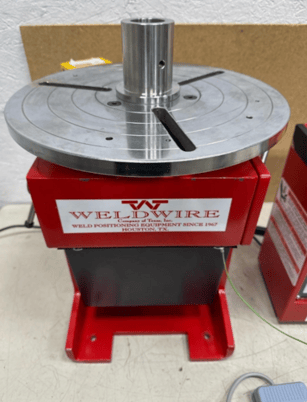 640 lb. WeldWire #PRO3, welding positioner turntable, C1802 Overlap Control, 13.4" table diameter, 2018 - Image 8