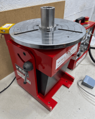 640 lb. WeldWire #PRO3, welding positioner turntable, C1802 Overlap Control, 13.4" table diameter, 2018 - Image 9