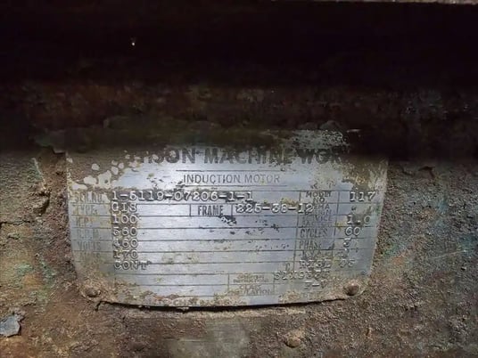 Mattison, rotary surface grinder, 54" chuck, 100 HP - Image 9