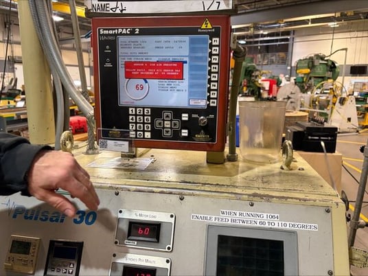 30 Ton, Nidec Minster #Pulsar-TR2-30, high speed stamping press, 1.2" stroke, 7.25"-9" Shut Height, 1.75" - Image 2